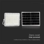 LED Ηλιακός Προβολέας 20W με Τηλεχειριστήριο V-TAC Λευκός IP65 1800lm Ψυχρό Λευκό 6400K – 7845