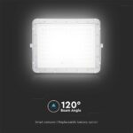 LED Ηλιακός Προβολέας 20W με Τηλεχειριστήριο V-TAC Λευκός IP65 1800lm Ψυχρό Λευκό 6400K – 7845