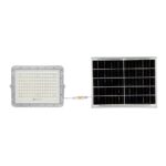 LED Ηλιακός Προβολέας 20W με Τηλεχειριστήριο V-TAC Λευκός IP65 1800lm Φύσικό Λευκό 4000K – 7846