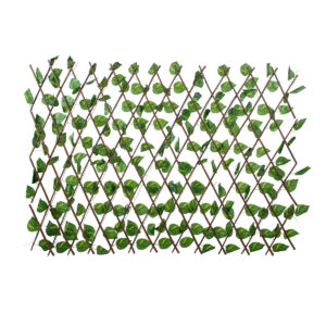 GloboStar® Artificial Garden GOLDEN POTHOS 78496 Πτυσσόμενη Πέργκολα Τεχνητής Φυλλωσιάς – Κάθετος Κήπος Σύνθεση Πόθος Μ110 x Π10 x Υ120cm (min) Μ310 x Π10 x Υ45cm (max)