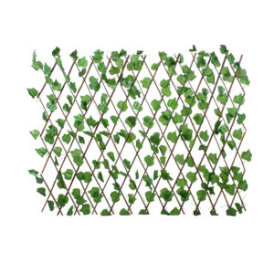 GloboStar® Artificial Garden VINE LEAVES 78499 Πτυσσόμενη Πέργκολα Τεχνητής Φυλλωσιάς – Κάθετος Κήπος Σύνθεση Αμπελόφυλλο Μ110 x Π10 x Υ120cm (min) Μ310 x Π10 x Υ45cm (max)