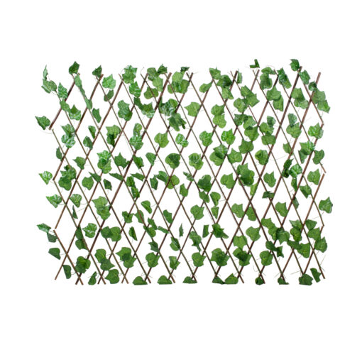 GloboStar® Artificial Garden VINE LEAVES 78499 Πτυσσόμενη Πέργκολα Τεχνητής Φυλλωσιάς – Κάθετος Κήπος Σύνθεση Αμπελόφυλλο Μ110 x Π10 x Υ120cm (min) Μ310 x Π10 x Υ45cm (max)