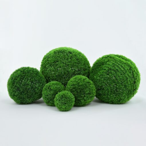 GloboStar® 78509 Συνθετικό Φυτό Θάμνος Γρασίδι Φ28cm