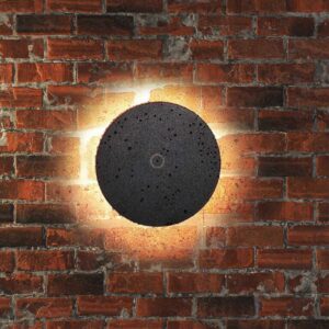 LED απλίκα 12W 3 σε 1 CCT με μαύρο σώμα IP65 dimmable V-TAC – 7853