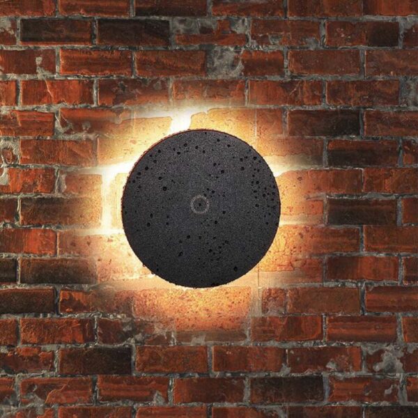 LED απλίκα 12W 3 σε 1 CCT με μαύρο σώμα IP65 dimmable V-TAC – 7853