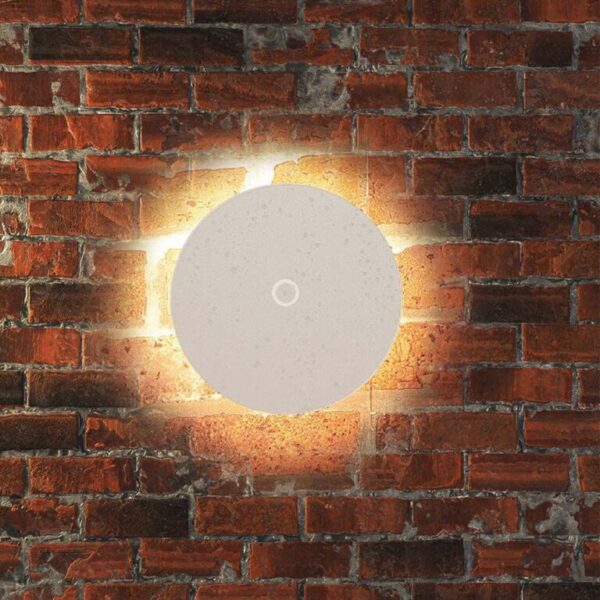 LED απλίκα 12W 3 σε 1 CCT με λευκό σώμα IP65 dimmable V-TAC – 7854