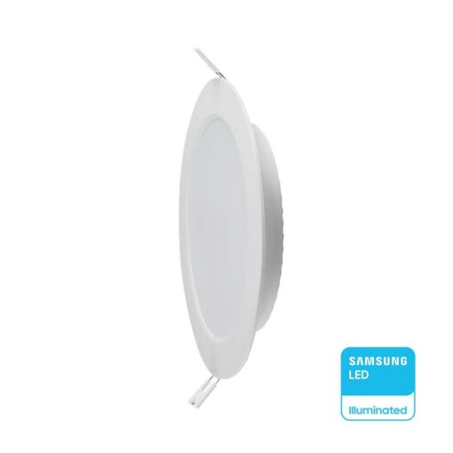 3W LED Panel V-TAC SAMSUNG Chip Χωνευτό Κυκλικό Φ9cm 330lm 3000K V-TAC – 78551