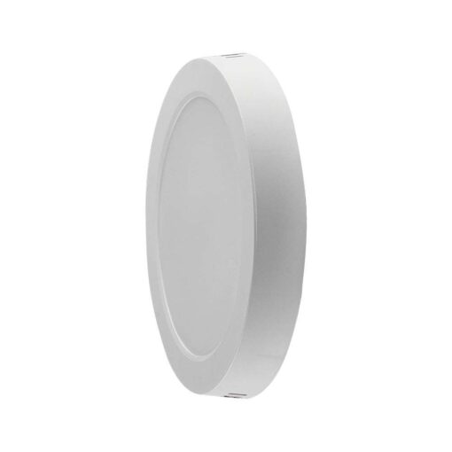 LED Panel Επιφανειακό Στρογγυλό 6W Φ120 V-TAC 660lm Θερμό Λευκό 3000K – 7870