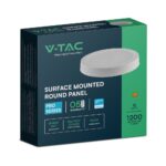 12W LED SAMSUNG Chip Panel Στρογγυλό Φ170 Επιφανειακό 1200lm Φυσικό 4000K VTAC – 78741