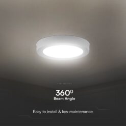 12W LED SAMSUNG Chip Panel Στρογγυλό Φ170 Επιφανειακό 1200lm Φυσικό 4000K VTAC – 78741