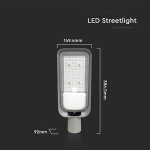 Φωτιστικό δρόμου  LED SMD 50W 6500Κ IP65 Μαύρου Χρώματος V-TAC – 7889