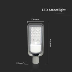 Φωτιστικό Δρόμου LED 100W 4000K IP65 Μαύρου Χρώματος V-TAC – 7890