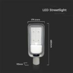 Φωτιστικό Δρόμου LED 100W 6500K IP65 Μαύρου Χρώματος V-TAC – 7891