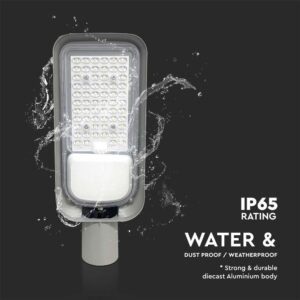 Φωτιστικό Δρόμου LED 100W 6500K IP65 Μαύρου Χρώματος V-TAC – 7891
