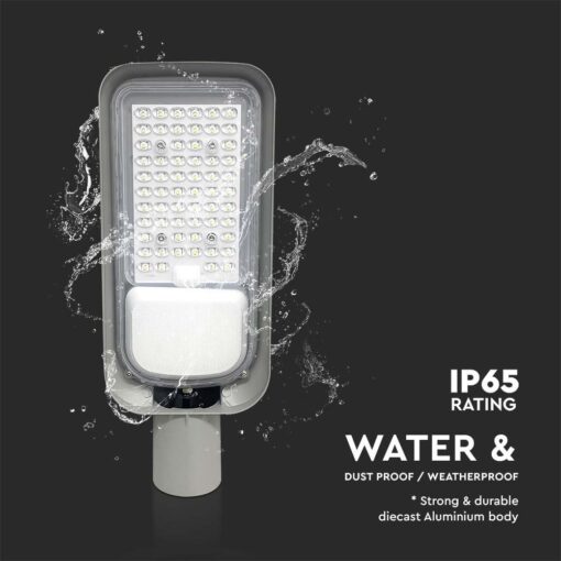 Φωτιστικό Δρόμου LED 100W 6500K IP65 Μαύρου Χρώματος V-TAC – 7891