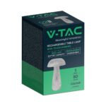 LED Επαναφορτιζόμενο Πορτατίφ V-TAC  Dimmable με Διάφανο Σώμα IP54 3000K-6000Κ – 7894