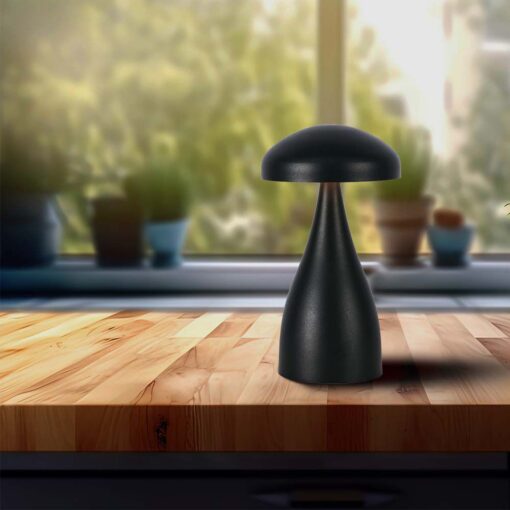 LED Επαναφορτιζόμενο Πορτατίφ V-TAC Μαύρο Σώμα Dimmable CCT – 7895