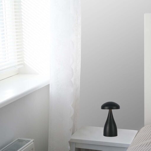 LED Επαναφορτιζόμενο Πορτατίφ V-TAC Μαύρο Σώμα Dimmable CCT – 7895