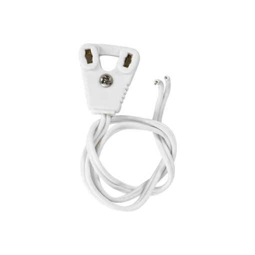 GloboStar® 78953 Καλώδιο – Ντουί Τροφοδοσίας για Λάμπες Τύπου Φθορίου T8 LED 30cm