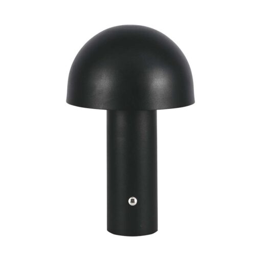 LED Επαναφορτιζόμενο Πορτατίφ V-TAC Μαύρο Σώμα Dimmable CCT – 7898