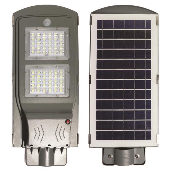 ΦΩΤΙΣΤΙΚΟ ΔΡΟΜΟΥ ΗΛΙΑΚΟ ΜΕ ΑΝΙΧΝΕΥΤΗ ΚΙΝΗΣΗΣ LED SMD 40W ΓΚΡΙ 6000K IP65 PLUS – 200-57803