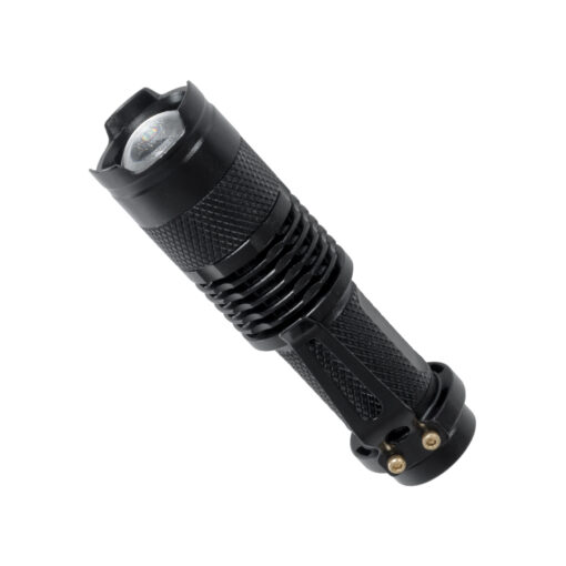 GloboStar® 79020 Φορητός Φακός Χειρός CREE LED 6W 480lm – Ψυχρό Λευκό 6000K – Φ2.5 x Υ9.2cm