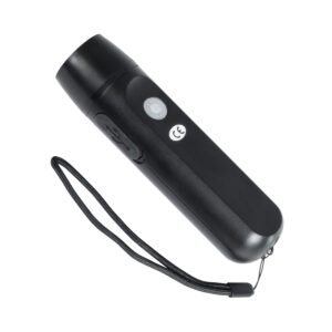 GloboStar® 79021 Φορητός Φακός Χειρός CREE LED 3W 240lm – με Επαναφορτιζόμενη Μπαταρία 1400mAh & Χειροκίνητο Φορτιστή Δυναμό – Ψυχρό Λευκό 6000K – Φ4.1 x Υ15cm