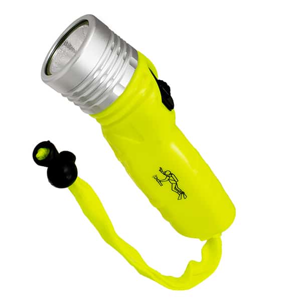 GloboStar® 79027 Αδιάβροχος Καταδυτικός Φορητός Φακός LED COB IP68 3W 300 lm Ψυχρό Λευκό 6000k