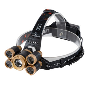 GloboStar® 79060 Φορητός Φακός Κεφαλής LED CREE 30W με Επαναφορτιζόμενη Μπαταρία 5200mAh & Καλώδιο Φόρτισης USB – Ψυχρό Λευκό 6000K – Μ8.5 x Π5.5 x Υ5cm