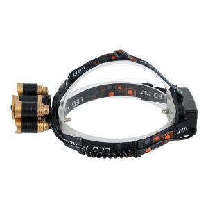 GloboStar® 79060 Φορητός Φακός Κεφαλής LED CREE 30W με Επαναφορτιζόμενη Μπαταρία 5200mAh & Καλώδιο Φόρτισης USB – Ψυχρό Λευκό 6000K – Μ8.5 x Π5.5 x Υ5cm