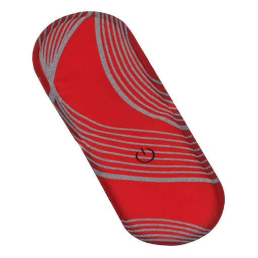 GloboStar® 79074 Μαγνητικό Clip Ασφαλείας Φωσφοριζέ Αντανακλαστικό για Ποδηλάτες & Runners με Φωτεινή Σήμανση LED & Μπαταρία CR2032 – Αδιάβροχο IP65 Κόκκινο Φωσφοριζέ