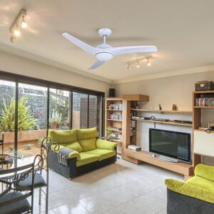 Ανεμιστήρας οροφής LED 35W λευκό σώμα 3 πτερυγίων με ρύθμιση μέσω RF control V-TAC – 7919