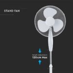 Επιδαπέδιος Ανεμιστήρας 16 Inch Λευκός 40W V-TAC – 7922