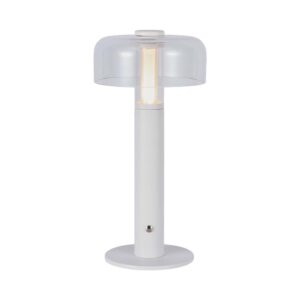 LED Επαναφορτιζόμενο Πορτατίφ V-TAC Dimmable με Λευκό Σώμα Θερμό Λευκό 3000K – 7941