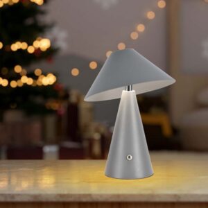 LED φωτιστικό γραφείου 3W επαναφορτιζόμενο 3σε1 CCT με γκρι σώμα dimmable V-TAC – 7949