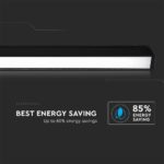 LED Μαγνητικό Φωτιστικό Ράγας 20W V-TAC Μαύρο CRI 90 24V 100° Φυσικό 4000K – 7955