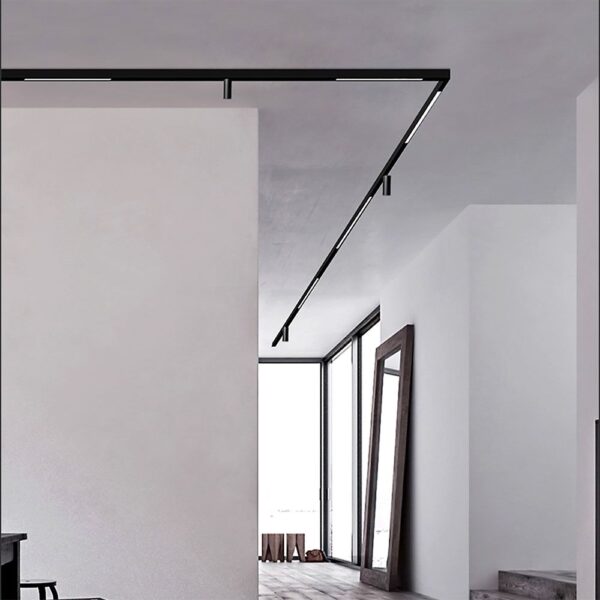 LED Μαγνητικό Φωτιστικό Ράγας 20W V-TAC Μαύρο CRI 90 24V 100° Φυσικό 4000K – 7955