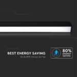LED Μαγνητικό Φωτιστικό Ράγας 30W V-TAC Μαύρο CRI 90 24V 100° Φυσικό 4000K – 7957