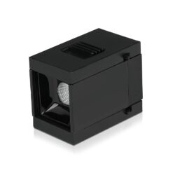 LED Μαγνητικό Φωτιστικό Ράγας 1W V-TAC Μαύρο CRI 90 24V 30° Φυσικό 4000K – 7959