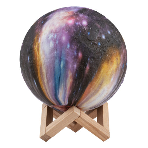 GloboStar® KAOTICA 79617 Μοντέρνο Επιτραπέζιο Φωτιστικό Πορτατίφ LED 6W 360lm 360° DC 5V – Εναλλαγή Φωτισμού μέσω Τηλεχειριστηρίου & Αφής – Dimmable – RGB – Φ20 x Υ25 – Λευκό