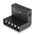 LED Μαγνητικό Φωτιστικό Ράγας 10W V-TAC Μαύρο CRI 90 24V 30° Θερμό 3000K – 7962