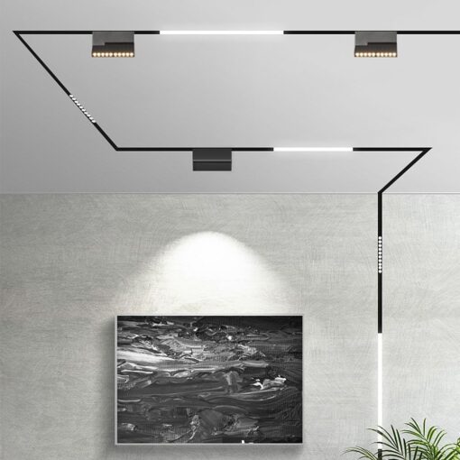 LED Μαγνητικό Φωτιστικό Ράγας 20W V-TAC Μαύρο CRI 90 24V 30° Φυσικό 4000K – 7965
