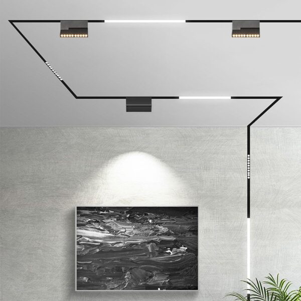 LED Μαγνητικό Φωτιστικό Ράγας 20W V-TAC Μαύρο CRI 90 24V 30° Φυσικό 4000K – 7965