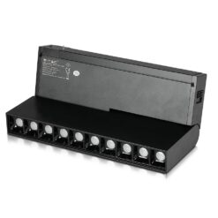LED Μαγνητικό Φωτιστικό Ράγας 20W V-TAC Μαύρο CRI 90 24V 30° Φυσικό 4000K – 7965