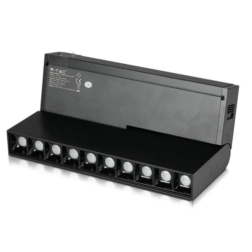 LED Μαγνητικό Φωτιστικό Ράγας 20W V-TAC Μαύρο CRI 90 24V 30° Φυσικό 4000K – 7965