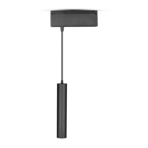 LED Μαγνητικό Κρεμαστό Φωτιστικό Ράγας 15W V-TAC Μαύρο CRI 90 24V 36° Φυσικό 4000K – 7969