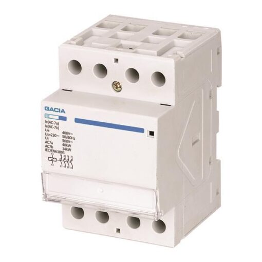 ΡΕΛΕ ΡΑΓΑΣ 4Χ63Α 4NO 240V AC GACIA EUROLAMP – 500-37112
