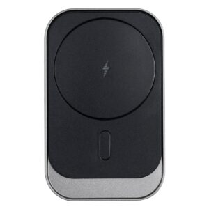 GloboStar® 79695 Μαγνητική Βάση Κινητού Αυτοκινήτου Max 15W USB σε USB Type-C με Κλιπ στον Αεραγωγό – Ασύρματη Φόρτιση MagSafe QuickCharge 3.0