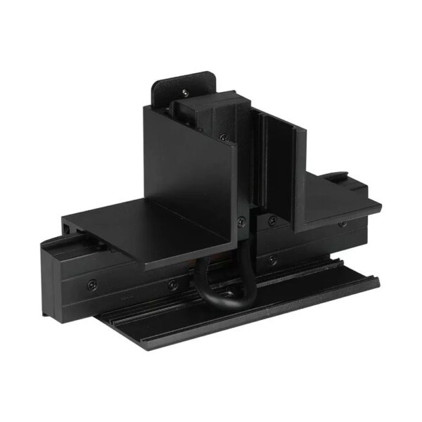 Σύνδεσμος σχήμα Τ για μαγνητικό φωτιστικό ράγας V-TAC σε μαύρο χρώμα – 7975