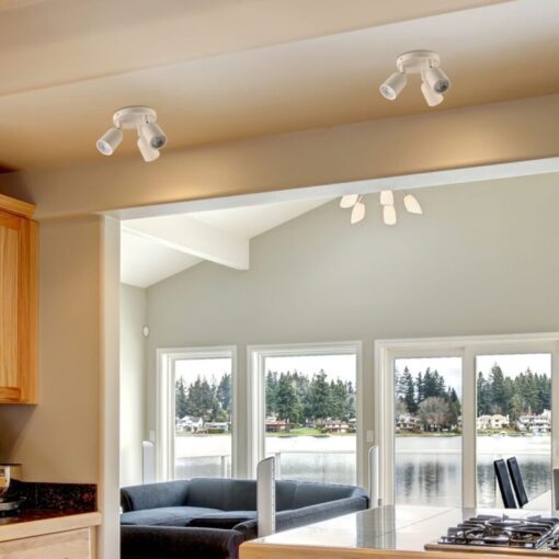 Φωτιστικό spot στρογγυλό τριπλό τοίχου και οροφής 3xGU10 λευκό σώμα V-TAC – 7982